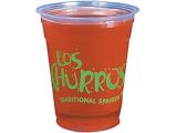 12 oz Logo Economy Soft Sided Clear Printed Plastic Cup