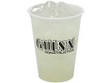 10 oz Giveaway Economy Soft Sided Frosted Plastic Cup