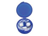Ear Buds In Round Plastic Case
