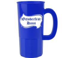 - 22 oz Personalized Plastic Beer Mug Cups -
