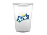 10 oz Soft Sided Clear Full Color Plastic Cup