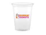 12 oz Soft Sided Clear Full Color Plastic Cup