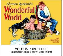 - "Norman Rockwell Wonderful World" Full Color Calendars