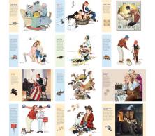 - "Norman Rockwell Wonderful World" Full Color Calendars