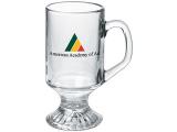 10 oz Glass Irish Coffee Pedestal Custom Personalized Mug