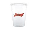 16 oz Soft Sided Clear Full Color Plastic Cup