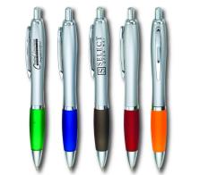 Custom Logo Promotional Personalized Basset Rubber Clip Pen