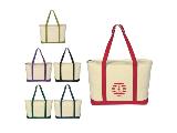 Large Heavy Cotton Canvas Boat Tote