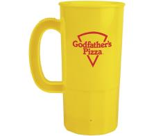 - 22 oz Personalized Plastic Beer Mug Cups -
